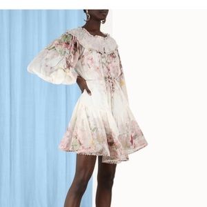 Zimmermann dancer billow mini dress size 1